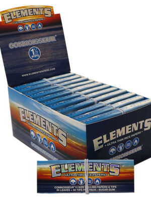 Elements Connoisseur 1¼ papírky + filtry