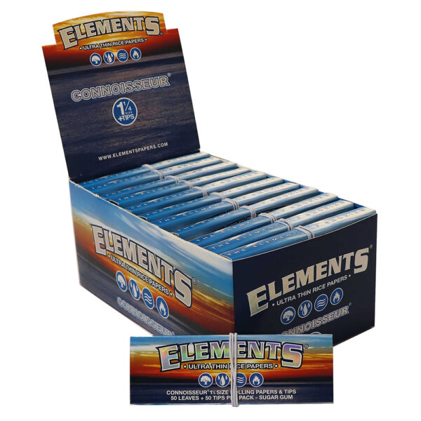 Elements Connoisseur 1¼ papírky + filtry