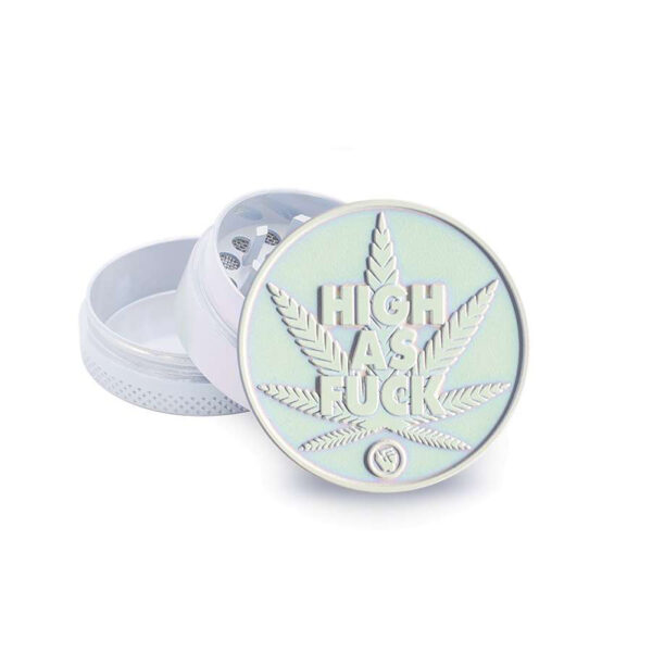 Kovová drtička Icy Pearl High As Fuck (⌀40 mm / 3dílný)