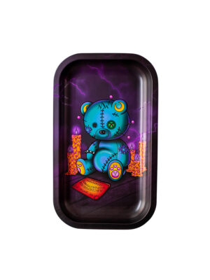 Kovový tác - Medvídek Ouija 27x14 cm