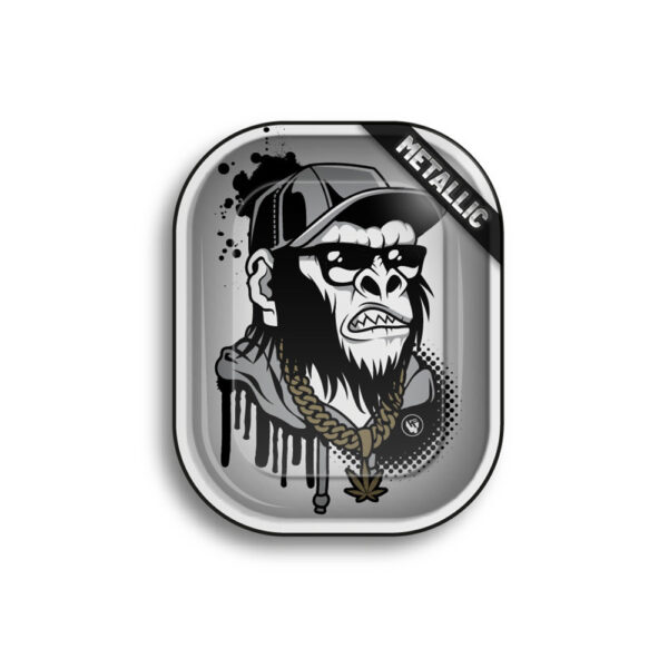 Kovový tác s kolečky Monkey (140 mm x 180 mm)