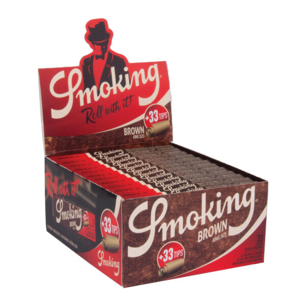 SMOKING Classic King Size Brown s filtry
