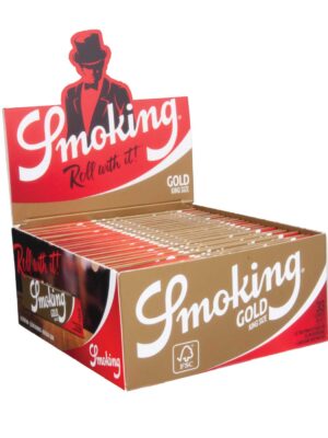 SMOKING gold papírky