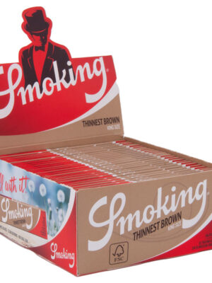 SMOKING King Size Thinest Brown
